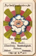 Beständigkeit, Biedermeier antik Aufschlagkarten, Wahrsagekarten, Biedermeier Fortune telling cards, ancient cartomancy