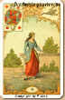 A false woman, Destin Antique fortune telling cards