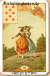 Good time for inviting and journeys, Destin Antique fortune telling cards