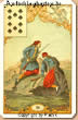 Suffering and tears, Destin Antique fortune telling cards