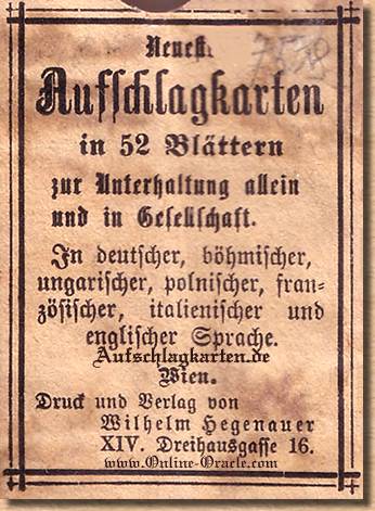 Hegenauer´s Fortune Telling Cards