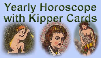 Free yearly Horoscope antique Kipper cards